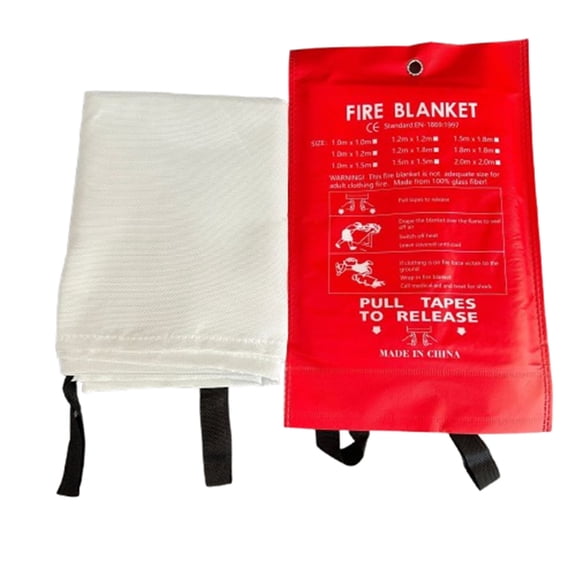 Weloille Fire Blankets Emergency for Kitchen Home - Emergency Fire Retardant Blanket for Home Fireproof Blanket for Camping, Grill, Car, Office, Warehouse, School, Picnic, Fireplace