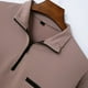 thumbnail image 4 of Blusa y camisa de manga larga con cuello vuelto para hombre, informal, de moda, con media cremallera y bolsillo., 4 of 7