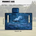 thumbnail image 7 of Xoenoiee Horse Butterfly Flower Print Golf Cart Seat Covers, 51.18" x 30.31" Cool and Sweat Absorption Golf Cart Seat Towel Blanket Seat Protector with 4 Front Pockets and Nonskid Bottom, 7 of 7