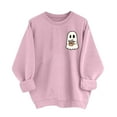 thumbnail image 2 of Craaazy Shirts For Women Cute Ghost Graphic Print Pullover Crewneck Casual Sweatshirt Gifts, 2 of 7