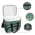 thumbnail image 6 of FORMRS Insulated Cooler Bag 24 Cans Capacity Soft Leakproof Lunch Box with Side Pockets, Blue Wildflower Pattern, 6 of 7
