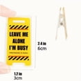 thumbnail image 3 of Typpkmm Acrylic Desk Sign "Leave Me Alone with I'M Busy" and Humorous Office Decor, 3 of 5