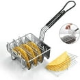 thumbnail image 3 of Panier à Friteuse en Acier Inoxydable pour Tortillas, Contient 8 Coquilles, en Forme de U, Base Plate, 3 of 6