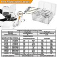 thumbnail image 1 of Lupa para diadema de 1x a 14x con luz LED, montaje en cabeza manos libres, lupa, visera, auriculares, lupa, herramientas para joyería profesional, trabajo cercano, costura, 1 of 2