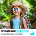 thumbnail image 2 of Gafas de Sol Infantiles Wapreta UV400 Gafas Deportivas 3 PACK (Blanco+Rojo+Azul), 2 of 6