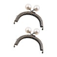 thumbnail image 1 of figatia 2 Pieces Kiss Clasp Lock Frame Retro Metal Purse Frame for Sewing Coin Purse 8.5cm, 1 of 9