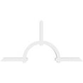 thumbnail image 2 of 96"W x 48"H x 4"D x 4"F, 12/12 Pitch, Ericson Architectural Grade PVC Gable Bracket, 2 of 8