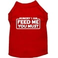 thumbnail image 3 of Pet Dog  Cat Shirt Screen Printed, "Hungry I Am, Feed Me You Must", 3 of 11