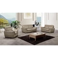 thumbnail image 2 of EK020 Tan Color With Italian Leather Loveseat, 2 of 4