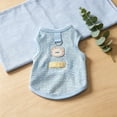 thumbnail image 5 of Lightweight Mesh Dog Tank Top with Leash Ring, Breathable Summer Pet Clothes for Small Breeds, Stretchy Sleeveless Puppy Vest, Cute Bear Print Pet Outfit for Daily Walks & Outdoor, 5 of 6