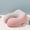 Pink, variant on Ergonomical Slow Rebound Memory Foam Neck Pillow for Travel or Office Relieve Cervical Spine Pressure Summer Sleeping Pillow