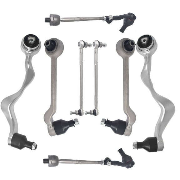 labwork Front Control Arm With Ball Joints Sway Bar Link Tie Rods Assembly Kit Replacement for BMW 128i 135i 328i 330i 335i 335is