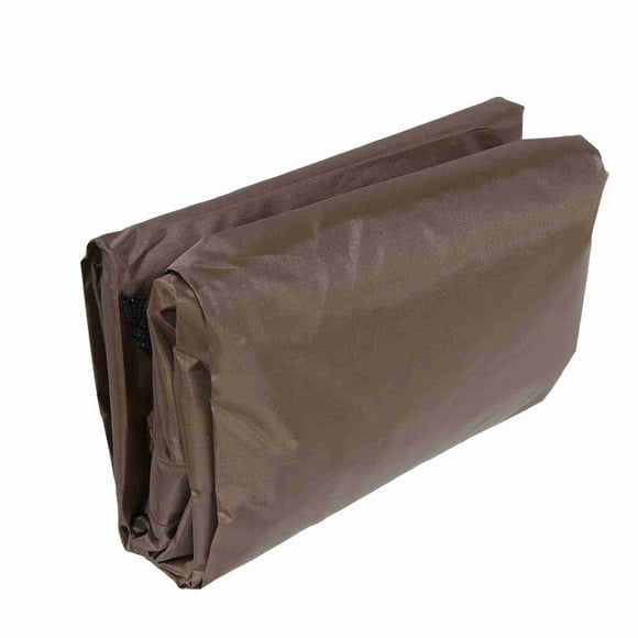 Housse de Baignoire Extérieure Pliable, Housse de Protection pour Spa 90,9x90,9 Pouces, Protection contre la Pluie, la Neige et le Soleil pour Tous les Temps pour Spas et Bains à Remous Extérieurs