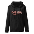 thumbnail image 4 of Tunic Tops for Women Loose Fit Fall Hooded Long Sleeve Blouson Off the Shoulder Drawstring Graphic Leisure Cotton Hoodie Sweatshirt(Black,XL), 4 of 4