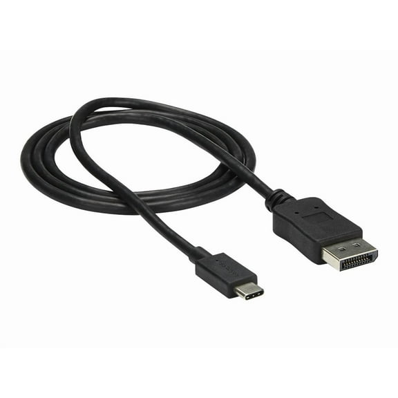 StarTech.com CDP2DPMM1MB 3.3 ft (1 m) USB-C to DisplayPort Cable - USB Type-C to DP Video Adapter Cable - 4K 60Hz - Black