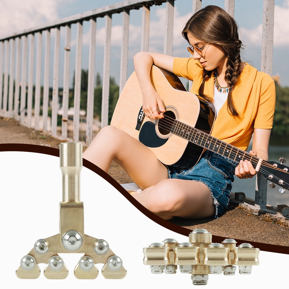 HUISZJ Guitar Fractal Fret Press Tool, Fingerboard Curvatures Pressing Tool, Classical Instrument Repair Tools