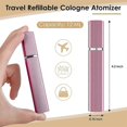 thumbnail image 2 of 12ml Perfume Travel Refillable Atomizer Bottles, Mini Perfume Spray Bottle, Empty Cologne Sprayer for Travel and Outgoing,5 pcs, 2 of 4