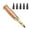 Wood Color, variant on Adjustable Leather Hole Punch Automatic Screw Hole Punch Tool with Wood Color Wooden Handle Bookbinding Tool Leather Hole Punch with 6 Tips Size 1.5mm/2mm/2.5mm/3mm/3.5mm/4mm