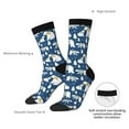 thumbnail image 4 of Cauagu cute winter bear Print Crew Socks for Women and Men,Adult Athletic Running Socks 1-Pair Sports Socks Work Gear Socks with Moisture Wicking, 4 of 6