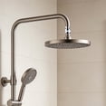 thumbnail image 2 of Clearance Under $3.79! 1PC Shower Head Swivel Ball Adapter, Adjustable Brass Connector for Rain Shower Heads, Stainless Steel, for Bathroom & Shower, (G1/2, Silver), 2 of 5