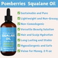 thumbnail image 3 of Aceite de escualano, pomberries, 60 ml, 100% de origen vegetal, antienvejecimiento, 3 of 9