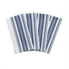 Farmhouse Living Homestead Stripe Napkins in White/Blue (Set of 4)