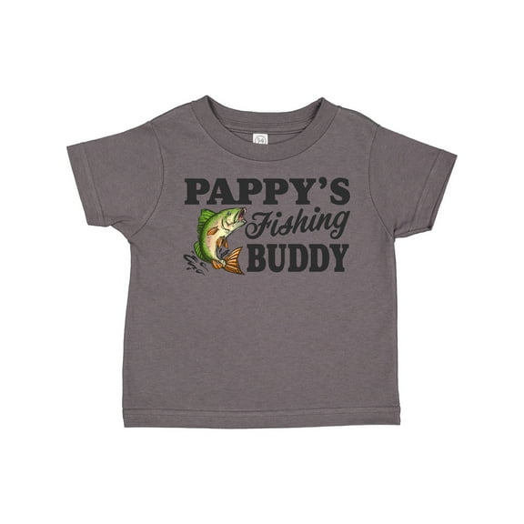 Inktastic Pappy's Fishing Buddy Boys Toddler T-Shirt