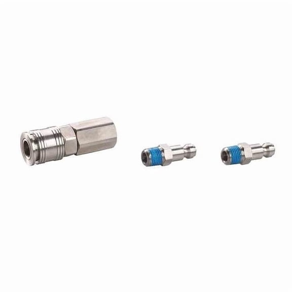 Speedaire Coupler/Plug Kit,NPT,1/4,304 SS 30E536