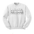 thumbnail image 1 of Skyline Abu Dhabi Sweatshirt Unisex Medium White, 1 of 5