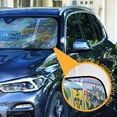 thumbnail image 3 of Yayeee Car Windshield Sun Shade Universal Fit Front Visor Protector, Pink Floral Window, 3 of 8