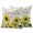 Yellow Grey, variant on Outdoor Pillow Covers 24x24 Set of 2, Sunflowers Waterproof Patio Throw Pillow Covers for Couch Sofa Chair, Spring Botanical Watercolor Blossom Flowers Decorative Pillowcases for Throw Pillows