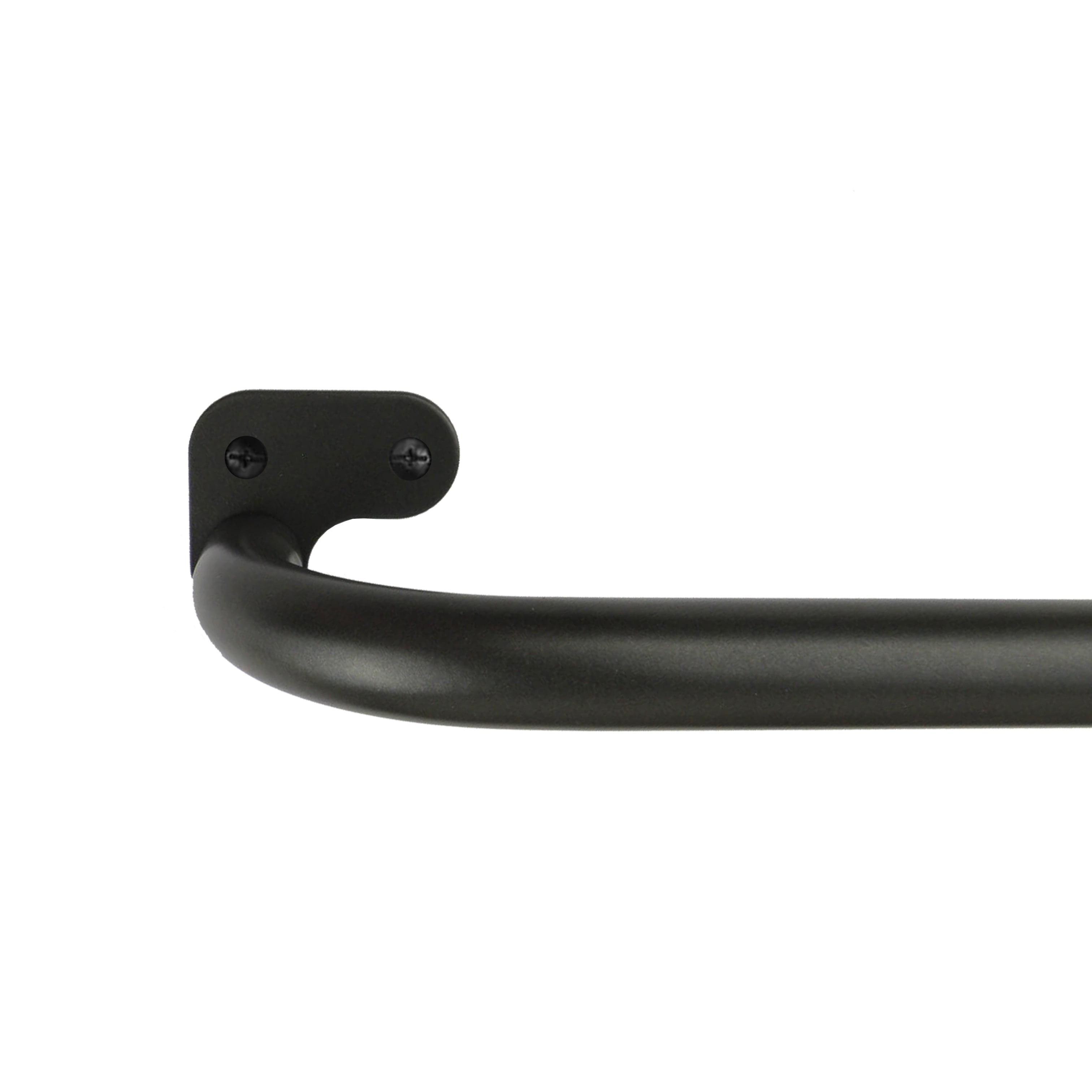 Mainstays 3/4" Wrap Curtain Rod, 30-84”, Pewter