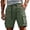 Army Green, variant on Gym Mens Shorts Loose Fit with Pocket Casual Cargo Shorts