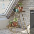 thumbnail image 2 of Ameriwood Home Wallflower Plant Stand in Gold, 2 of 9