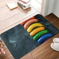 thumbnail image 4 of Uemuo Rainbow Sausages On Dark Slate Printed Door Mat Indoor Doormat 16"x24",Front Back Door Mats Non Slip Entrance Rugs,Inside Doormats for Entryway, 4 of 9