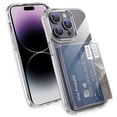 thumbnail image 2 of Funda TEKKU porta Tarjetas para iPhone 15 PRO MAX Transparente, 2 of 10