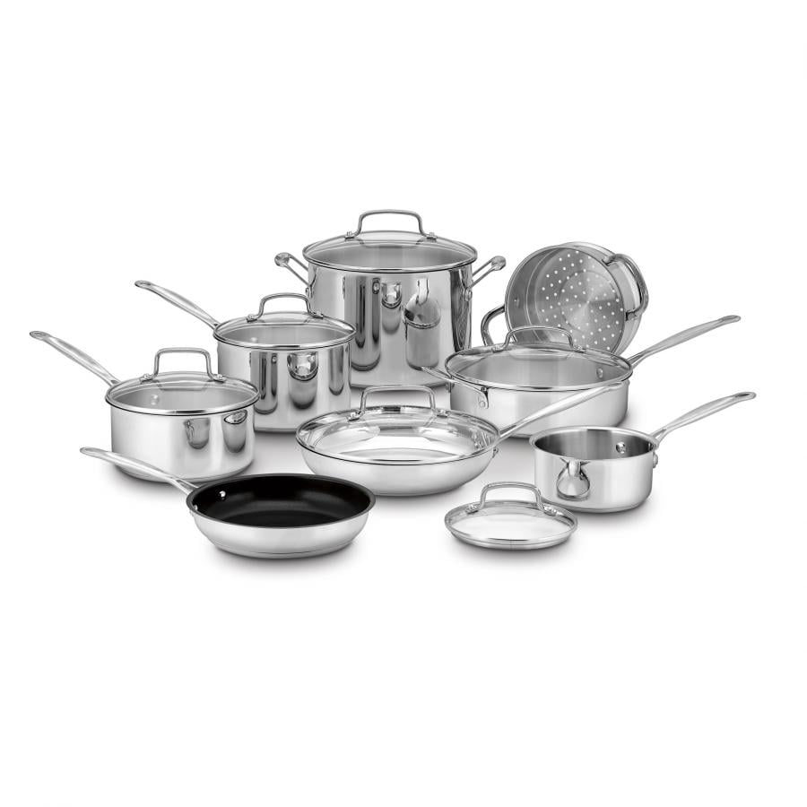 Cuisinart Chef’s Classic Non-Stick Hard Anodized 17-Piece Cookware Set – Durable & Versatile