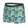 thumbnail image 5 of Goofa Turtles And Seahorses Printed Men's Boxer Briefs Underwear, Moisture-Wicking Underwear, Trunk,Soft and Breathable Cotton Underwear-Small, 5 of 9
