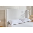thumbnail image 4 of Harper Tall Headboard Upholstered Bed / 54" High Headboard / Elegant Simplicity / No Box Spring Needed / Easy Assembly / King / Cream White Chenille, 4 of 9