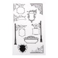 thumbnail image 2 of Sellos decorativos de goma transparente de silicona para manualidades de tarjetas de papel de tarjetas de álbum de recortes. Poste de dirección europea 11x16cm Zulema Sello claro, 2 of 8