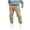 VZ39# Khaki, variant on oqasdz Men's Pants Elastic Waist Fall Winter High Street Fashion Leisure Loose Sports Outdoor Running Sweat Pants Casual Comfort Soft Outwear