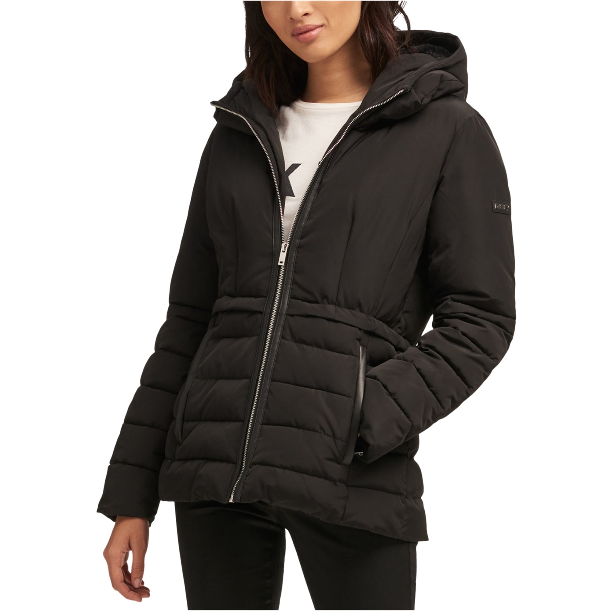dkny parka coat womens