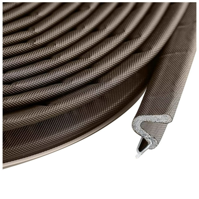 Clearance! Door Weather Stripping Soundproof Door Seal Strip V Shaped Foam Kerf Weather Stripping Door Frame Weather Stripping for Doors Windows Card Slot Installation Seals One Size Brown