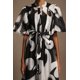 thumbnail image 5 of Vestido largo bellabarnetten Jacqueline con estampado floral de manga corta, 5 of 6