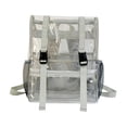 thumbnail image 4 of Mochila Transparente Sunnimix de PVC Organizador de Cuaderno Impermeable Gris, 4 of 8