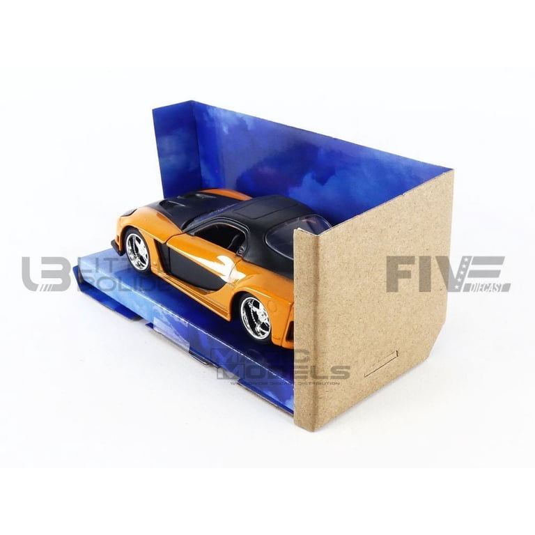 Jada Toys, 1:32 Scale Diecast Car, Han's Mazda RX-7, Orange
