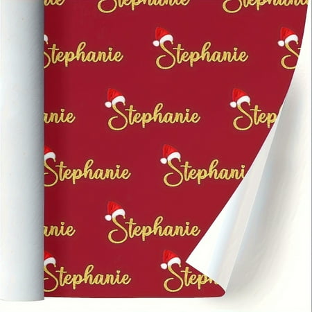 Personalized Text Wrapping Paper, Name Custom Funny Wrapping Paper Roll For Wedding Anniversary Birthday Gift 58x23 Inch 1 Roll Gift Wrap Paper With Name/text, Golf Gift Wrapping Paper