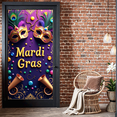 thumbnail image 6 of Mardi Gras Banner Colorful Mask Carnival Party Decorations Photography Props Event Supplies Backdrop Celebration Background Party Festive Decor, 6 of 8