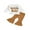 Brown, variant on Toddler Baby Girl Christmas Outfits 6 9 12 18 24 Months 2 3 4 Years Sweatshirt Sweater Top+ Flared Pants Fall Winter Clothes Set