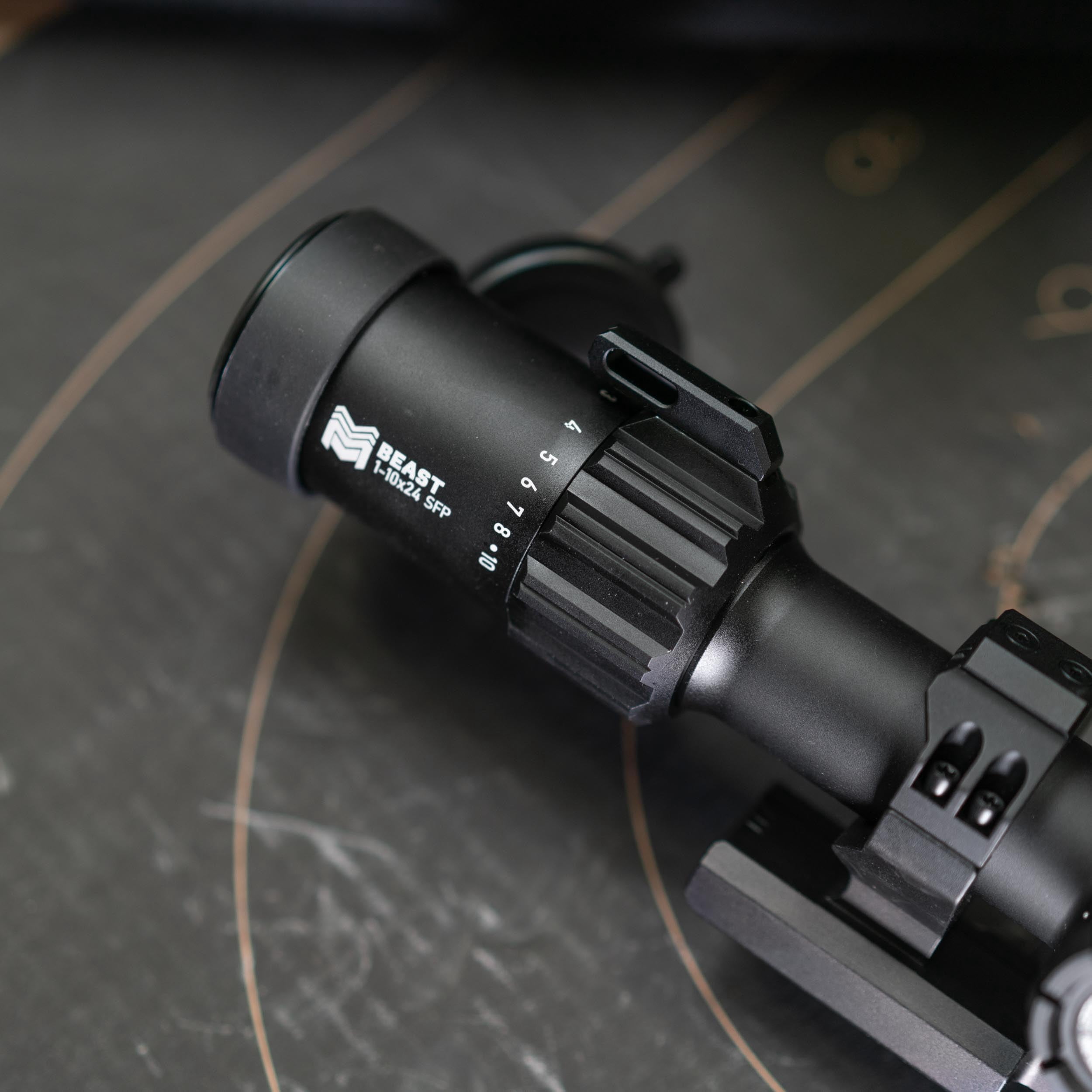 Monstrum Beast SFP 1-10x LPVO Scope with Extra-Low Dispersion Glass | CM9 Reticle